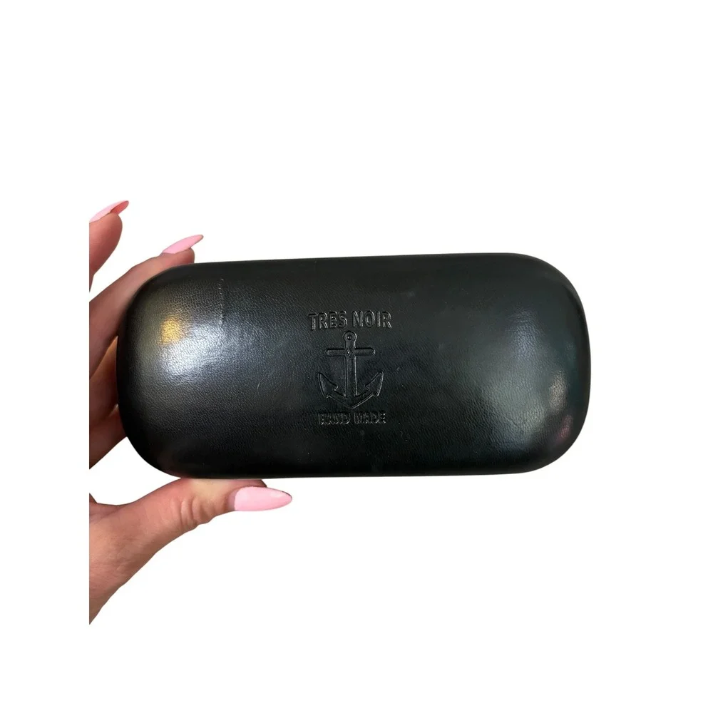 Tres Noir Black Death or Glory 012 Anchor Wrap Around Sunglasses w/ CaseY2K